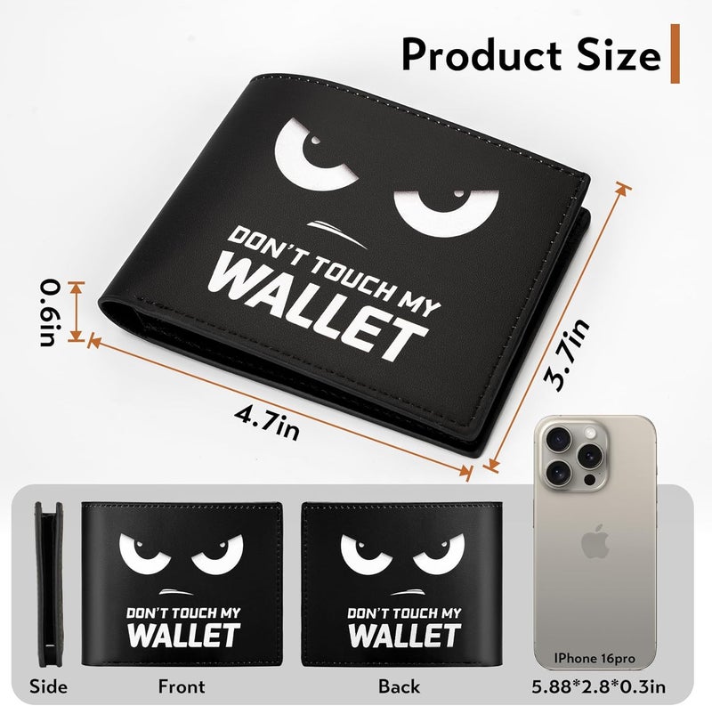 Fonwill Teen Boys Wallet, Birthday Gift for 5 6 7 8 9 10 11 12 Year Old Boys, Cool Bifold Rfid Blocking Leather Wallet With Coin Pocket ID Window, Christmas Birthday Gift for Boy Girls Teen 3-14 Ages - Image 5